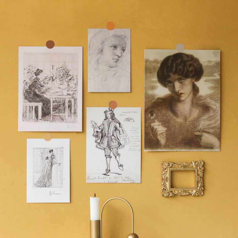 Nordic ins Wind Decorative Card Homestay Wall Decoration Card Student Bedroom Decoration Photo Frame Painting